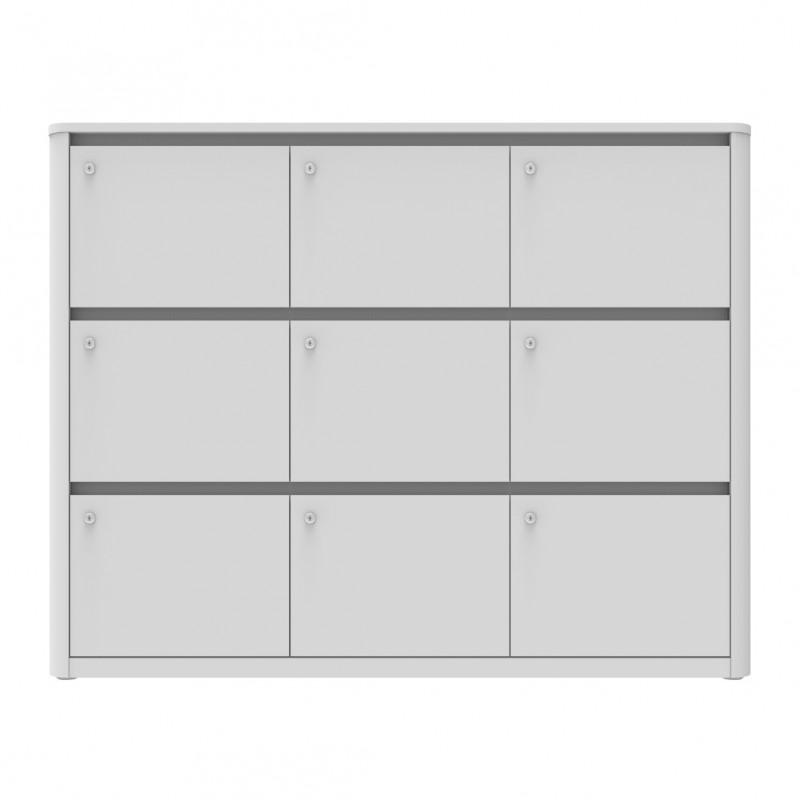 Armadietto metallico INGA con chiave 3
