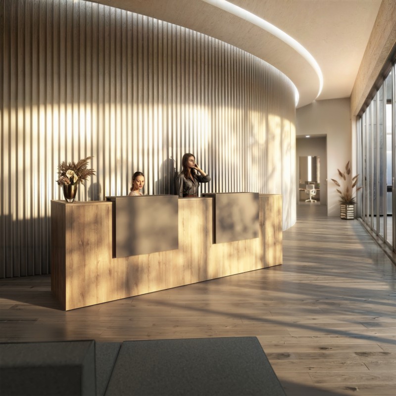 Pack Bancone Sotto con sedie | Trasformare la tua reception