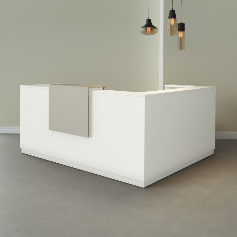 Bancone Angolare Duomo | Design Elegante per Uffici - Bikkom