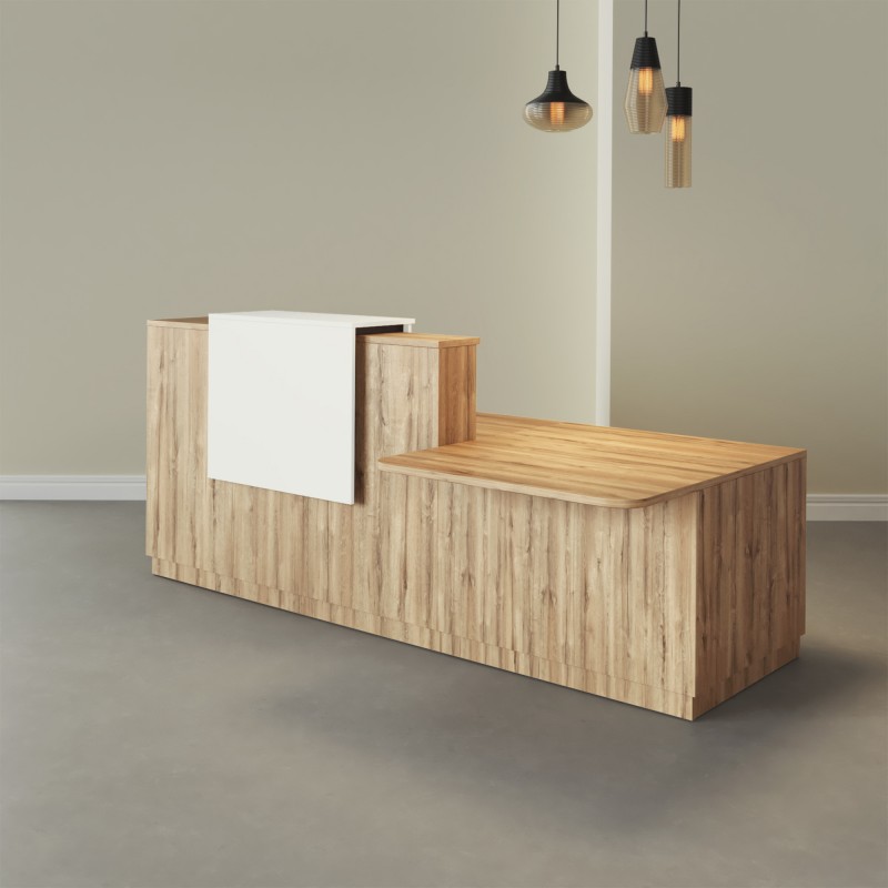 Bancone Reception Accessibile Duomo | Design Versatile e Moderno