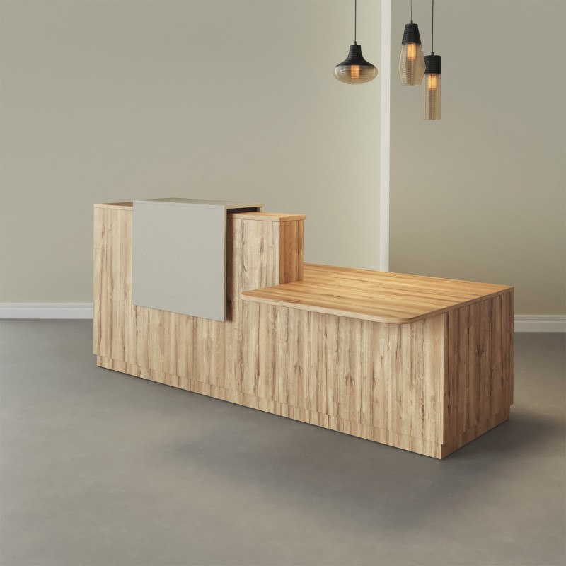 Bancone Reception Accessibile Duomo | Design Versatile e Moderno
