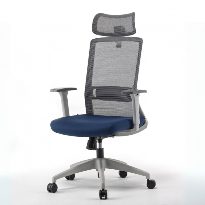 Sedia ergonomica Becca Grey Plus
