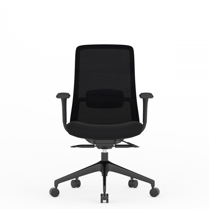 Sedia Emma Black - vista frontale