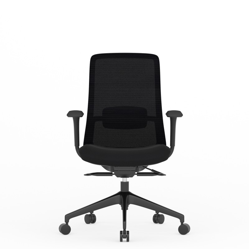 Sedia Emma Black - vista frontale