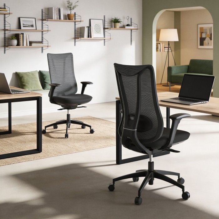 Sedia da ufficio Sara Plus colore nero