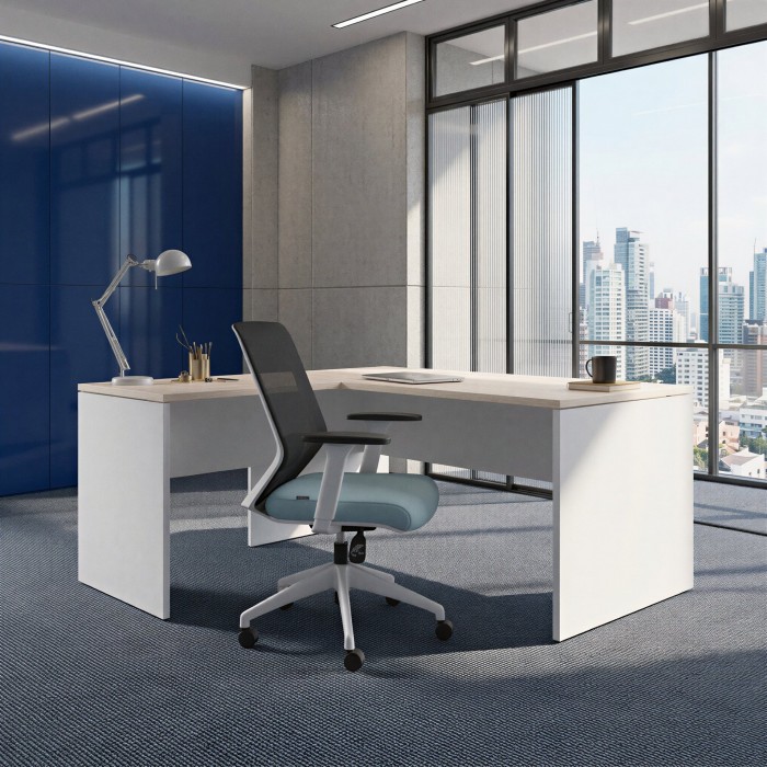 Sedia da ufficio ergonomica Vita White - Bikkom