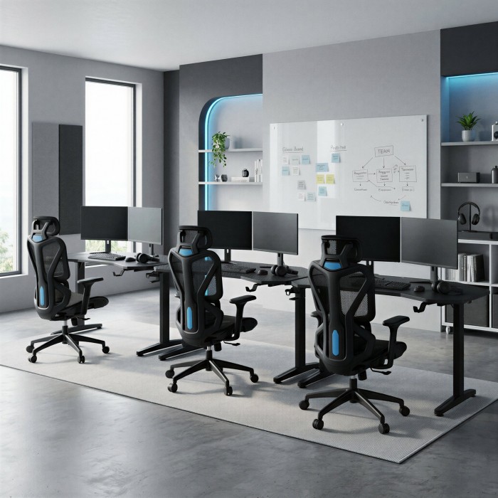 Sedia ergonomica in rete Mira | Bikkom