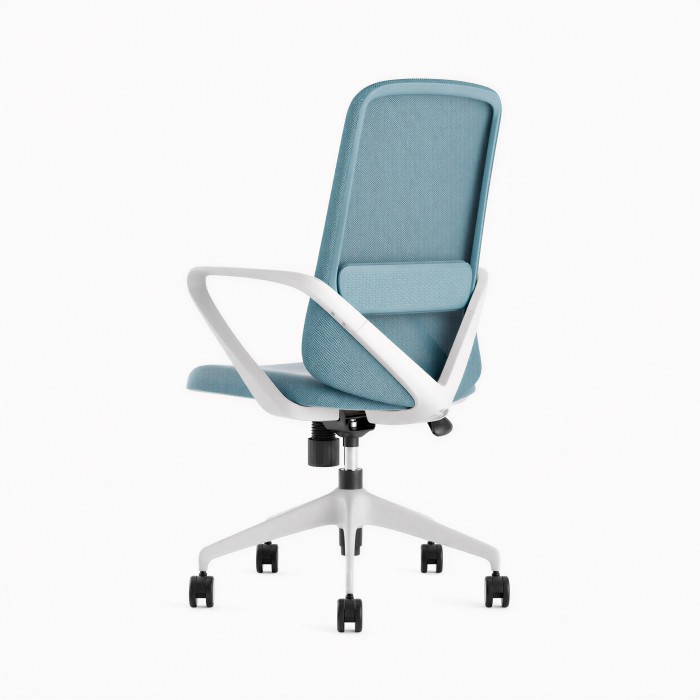 Silla Azul Agata vista trasera