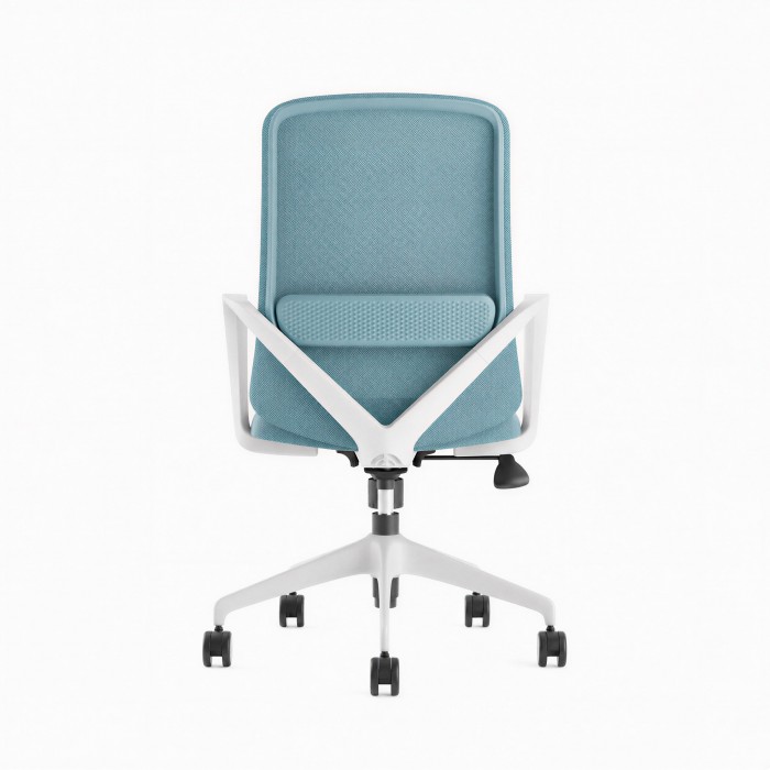 Silla Azul Agata vista trasera