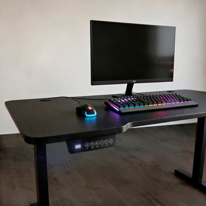 Scrivania gaming con accessori Aero