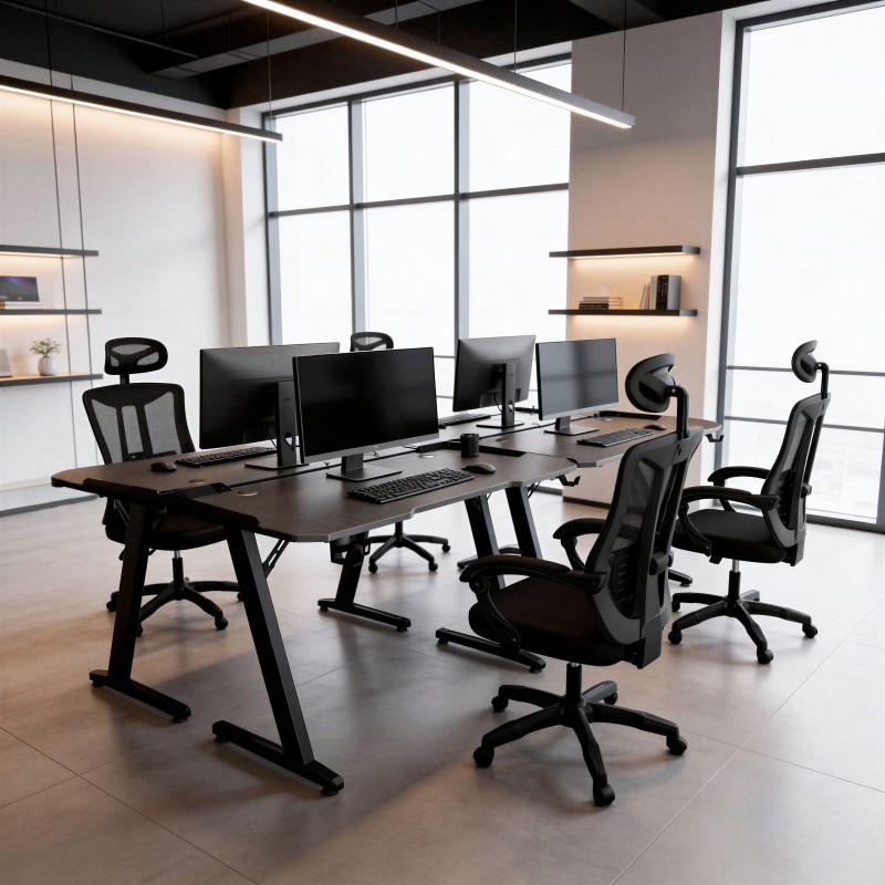 Scrivania gaming con accessori integrati Nexa Volt
