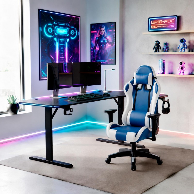 Setup Gaming con Blu Exon Race