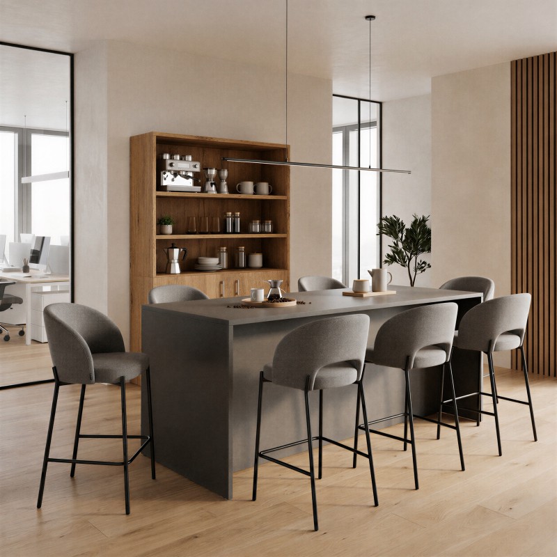 Tavolo alto Tarnos nell’area relax di un’azienda