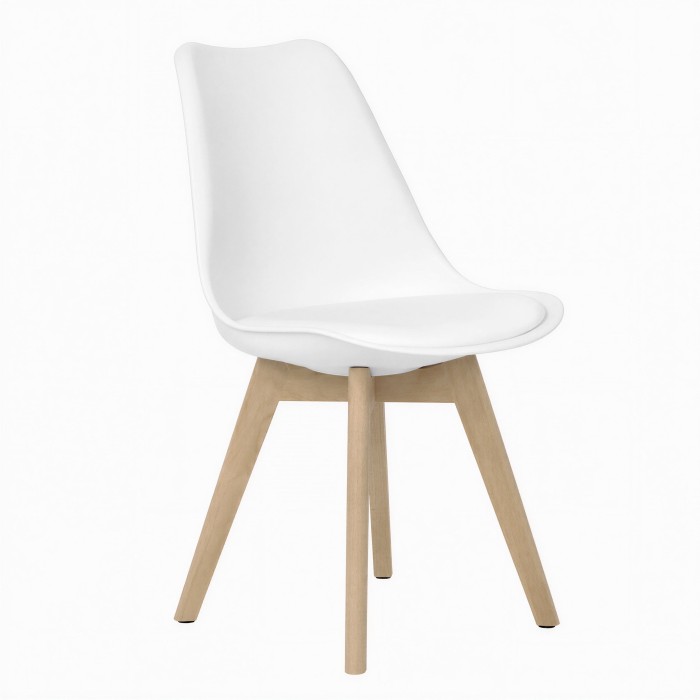 Sedia scandinava Ada bianca