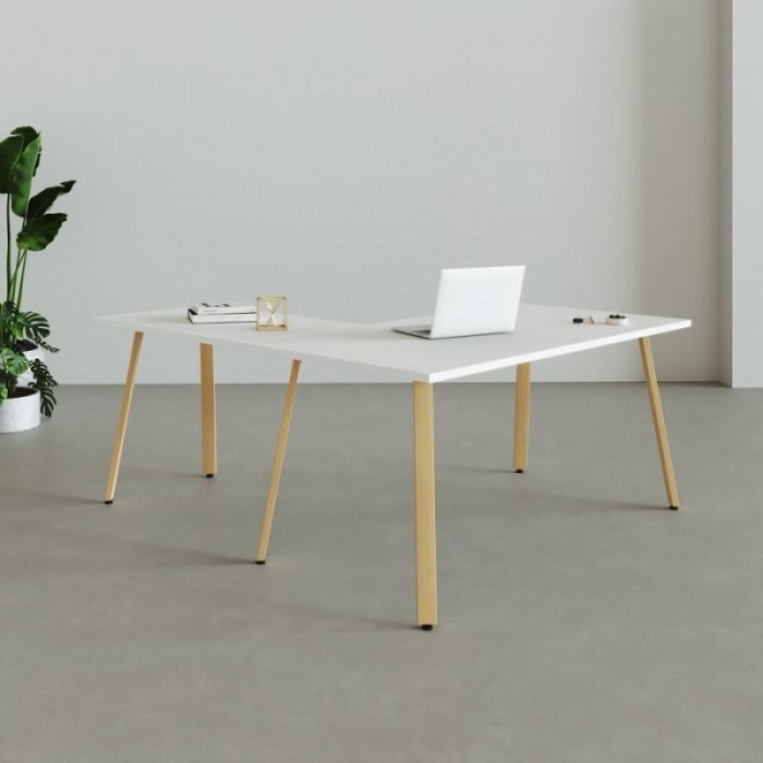 Tavolo angolare Genius Wood - Bikkom