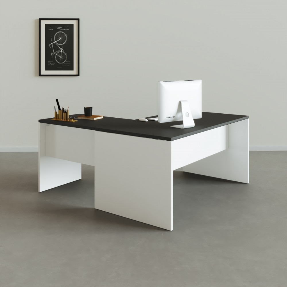 Tavolo da ufficio angolare Tarnos - Bikkom