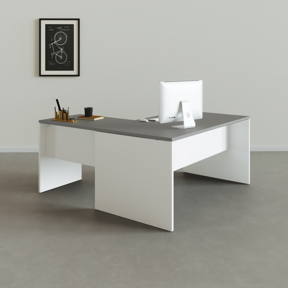 Tavolo da ufficio angolare Tarnos - Bikkom