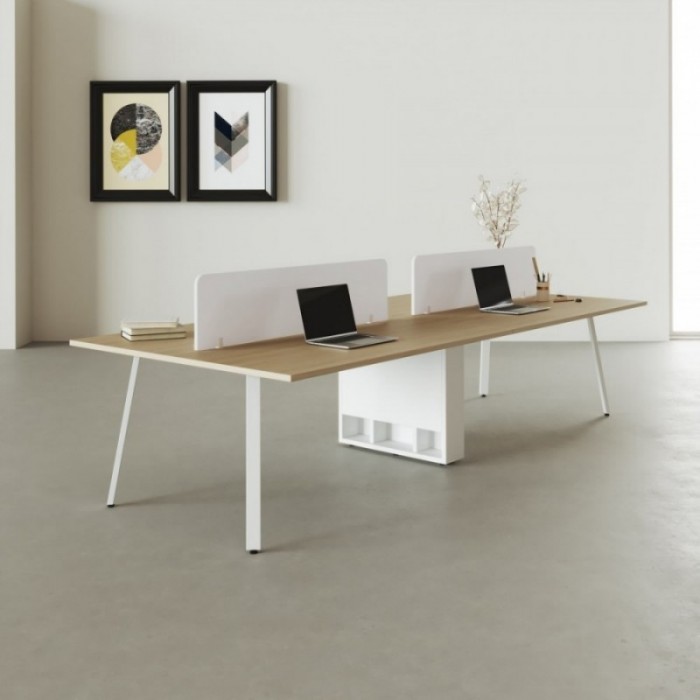 Tavolo multiposto Bench Genius White - Bikkom