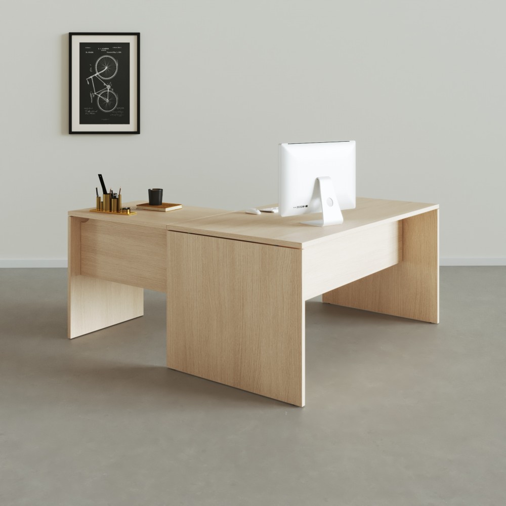 Tavolo da ufficio angolare Tarnos - Bikkom