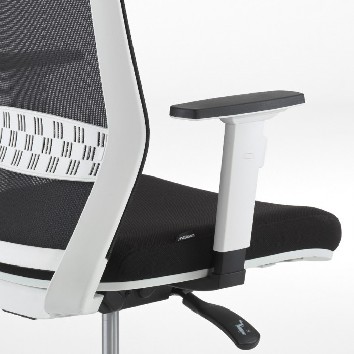 Sedia da ufficio ergonomica Gala bianca