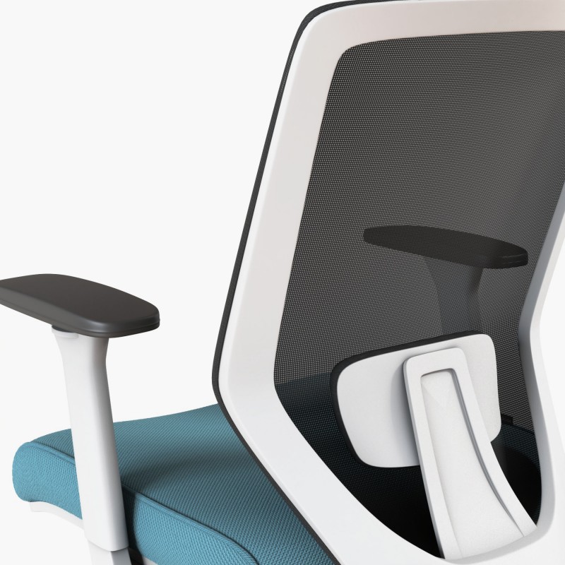 Sedia da ufficio ergonomica Vita White - Bikkom