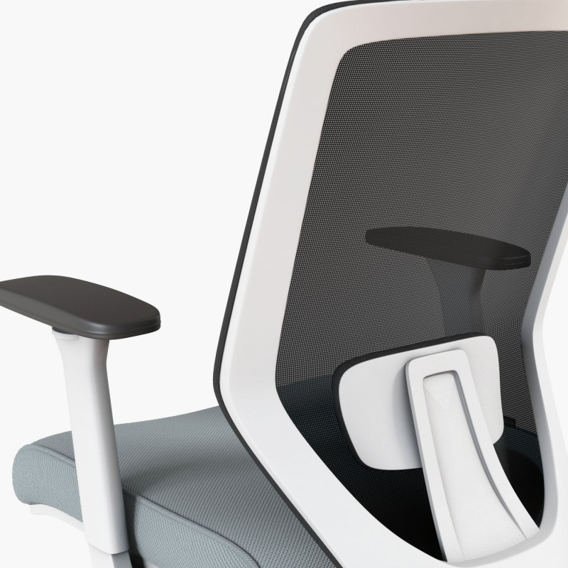Sedia da ufficio ergonomica Vita White - Bikkom