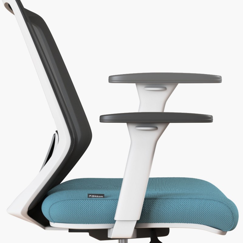 Sedia da ufficio ergonomica Vita White - Bikkom