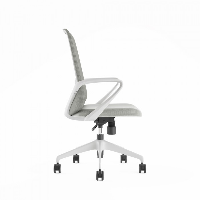 Sedia da ufficio Agata Grigio Chiaro - Bikkom