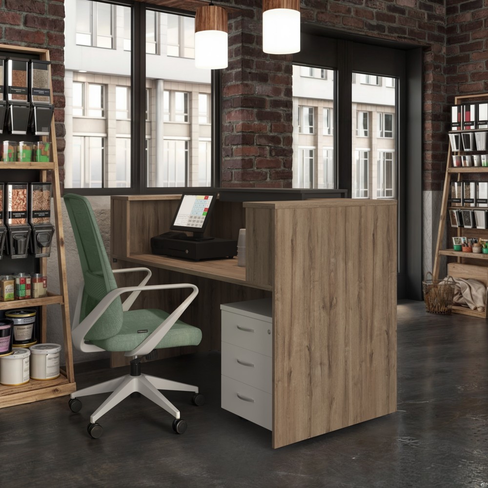 Bancone Duomo con sedia e cassettiera