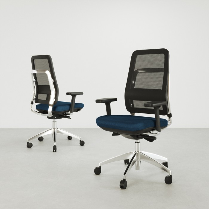 Sedia ergonomica Daniela Nera - Bikkom