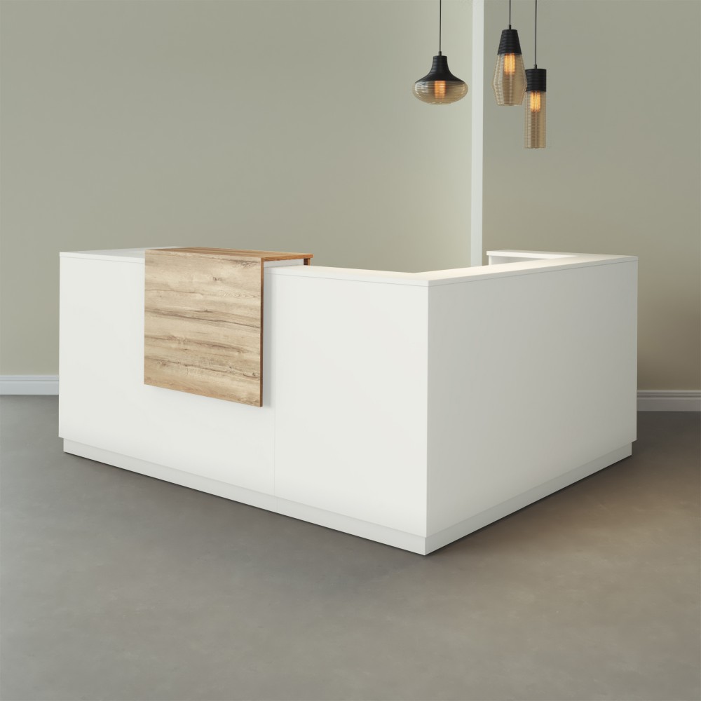 Bancone Angolare Duomo | Design Elegante per Uffici - Bikkom