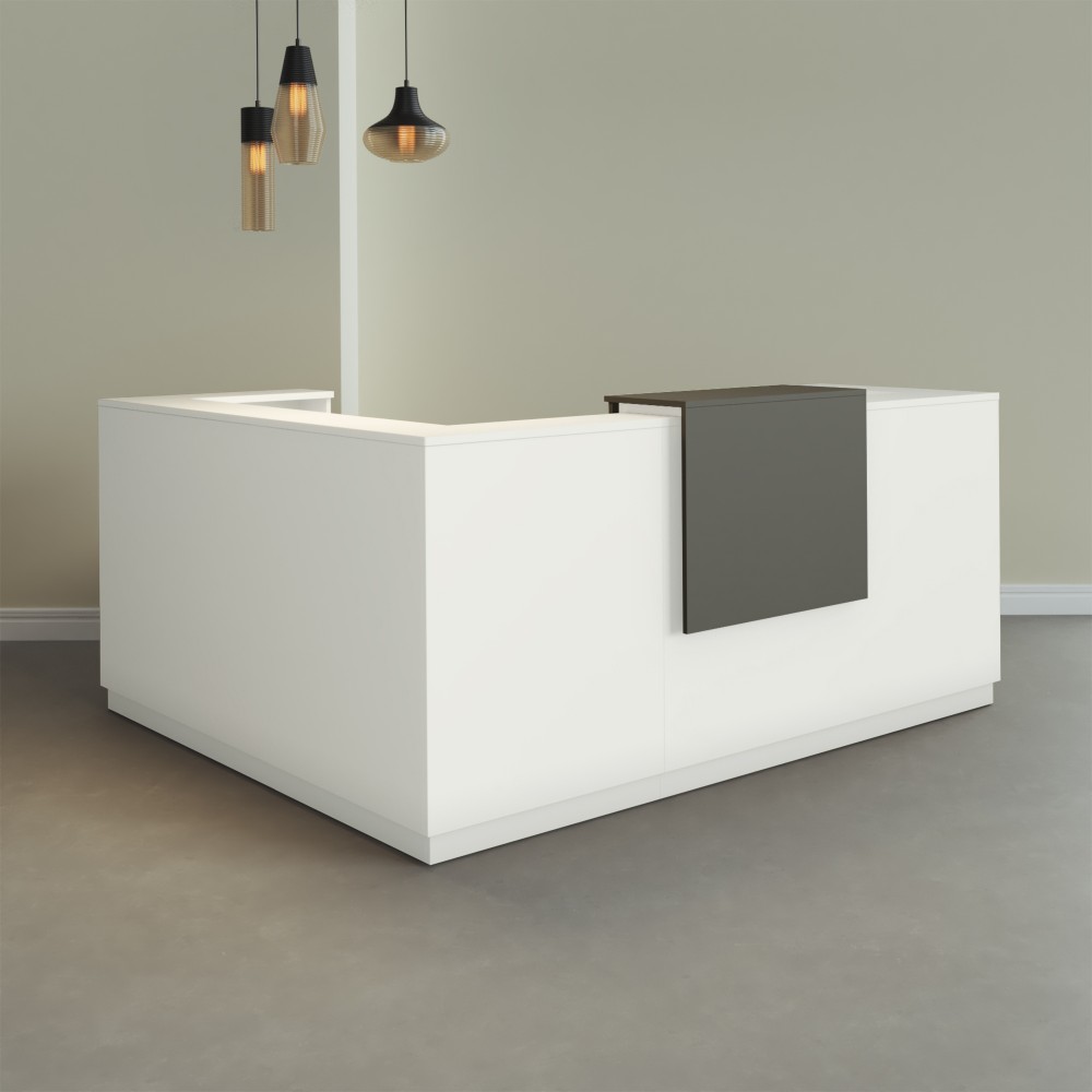 Bancone Angolare Duomo | Design Elegante per Uffici - Bikkom