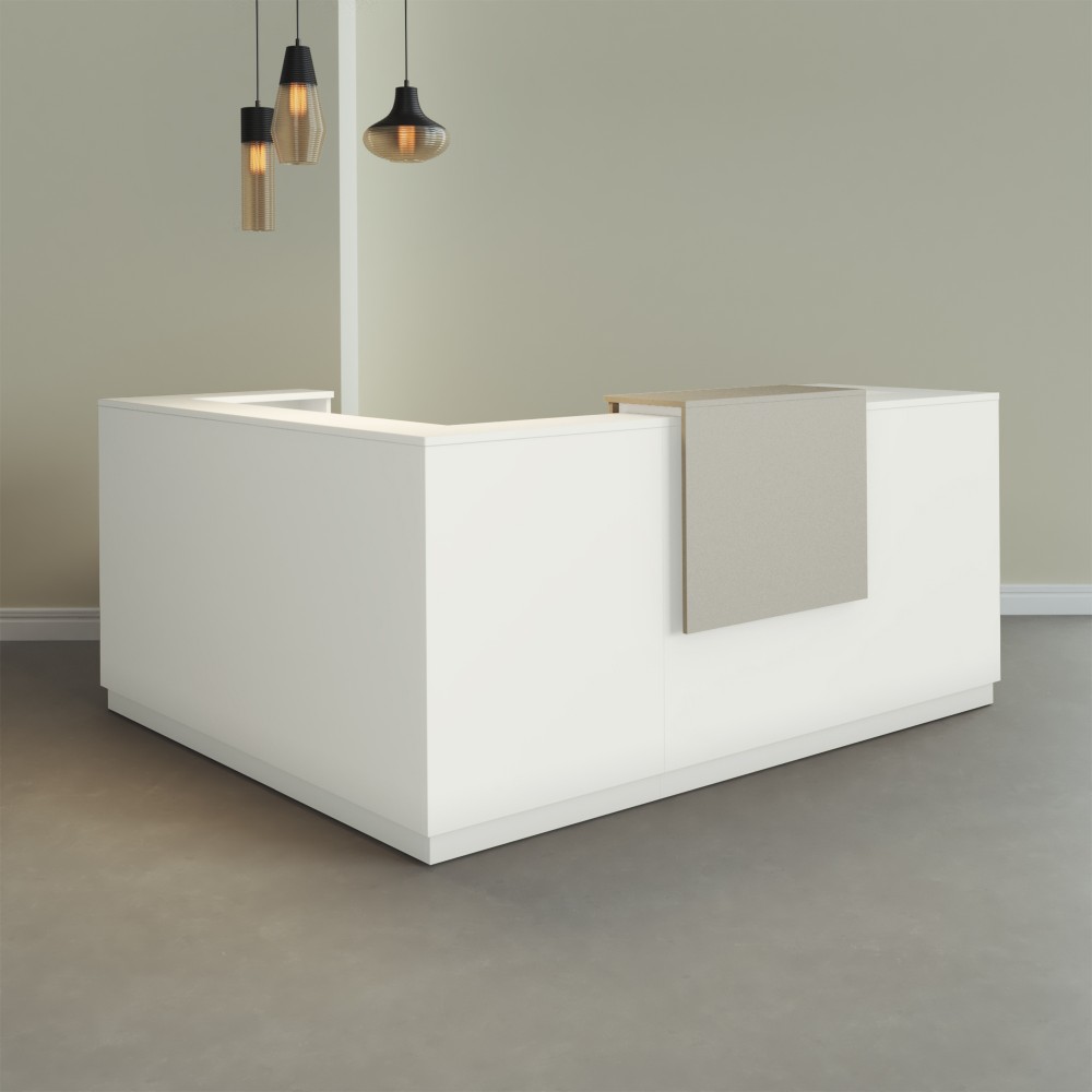 Bancone Angolare Duomo | Design Elegante per Uffici - Bikkom