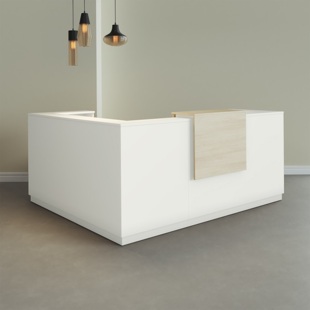 Bancone Angolare Duomo | Design Elegante per Uffici - Bikkom