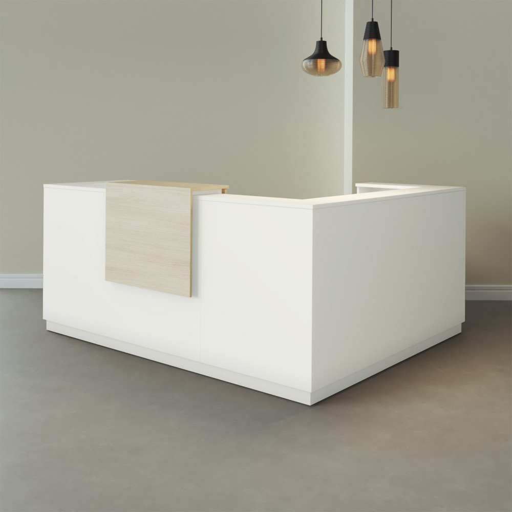 Bancone Angolare Duomo | Design Elegante per Uffici - Bikkom