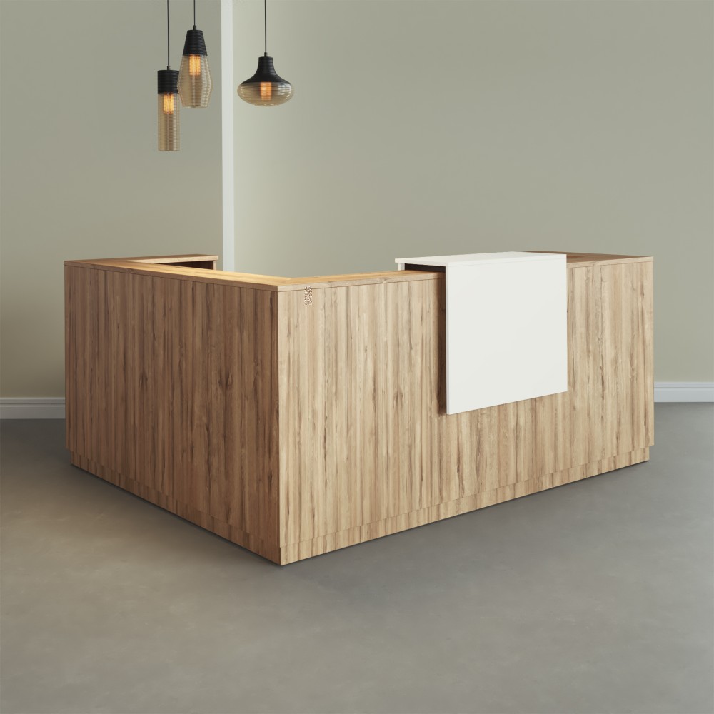 Bancone Angolare Duomo | Design Elegante per Uffici - Bikkom