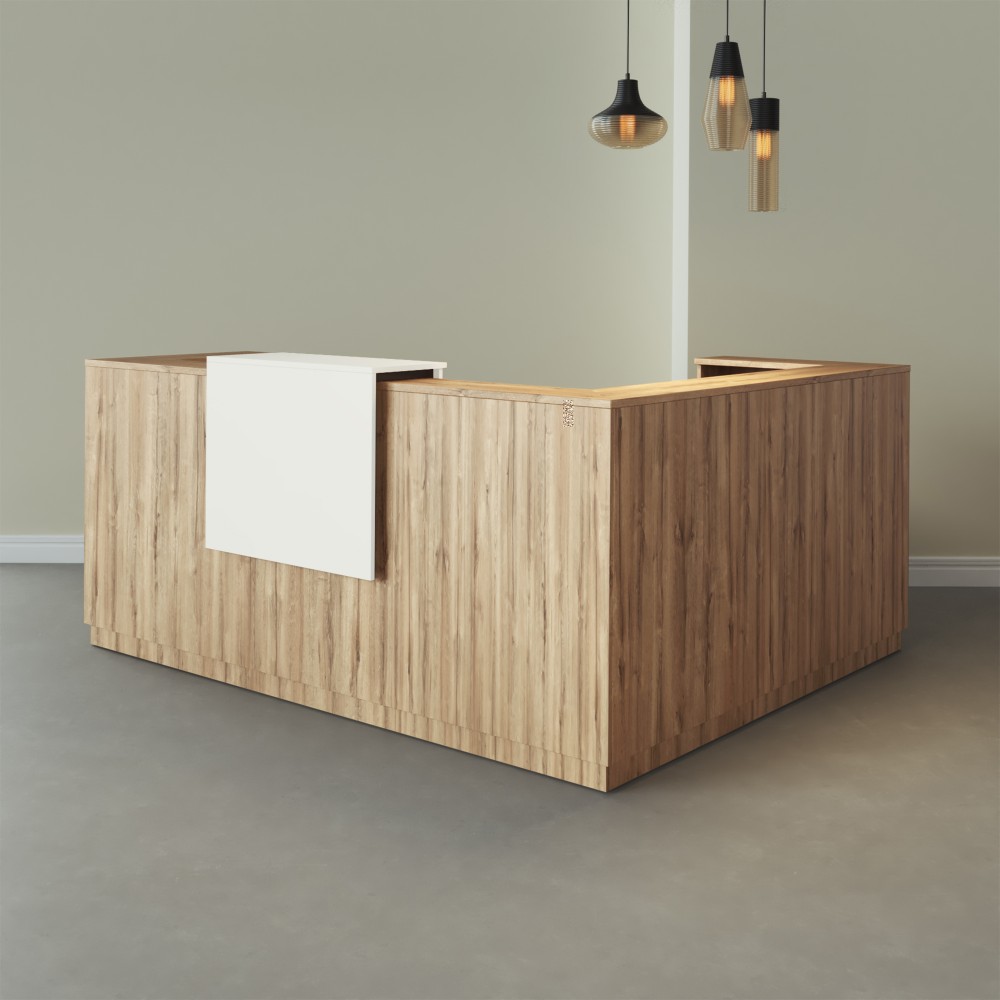 Bancone Angolare Duomo | Design Elegante per Uffici - Bikkom