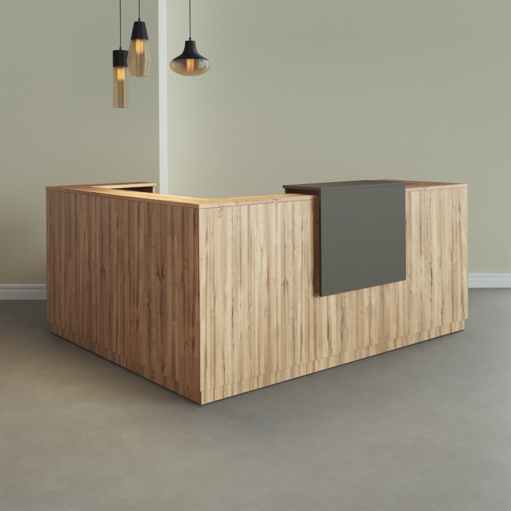 Bancone Angolare Duomo | Design Elegante per Uffici - Bikkom