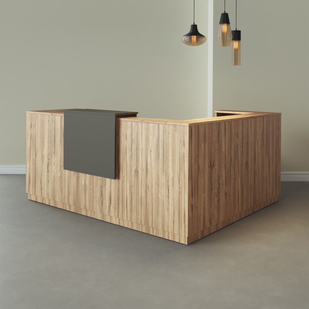 Bancone Angolare Duomo | Design Elegante per Uffici - Bikkom