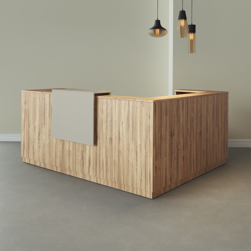 Bancone Angolare Duomo | Design Elegante per Uffici - Bikkom