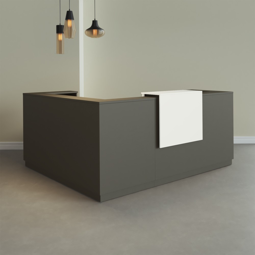 Bancone Angolare Duomo | Design Elegante per Uffici - Bikkom