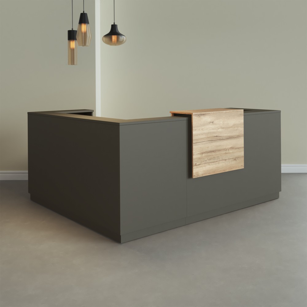 Bancone Angolare Duomo | Design Elegante per Uffici - Bikkom