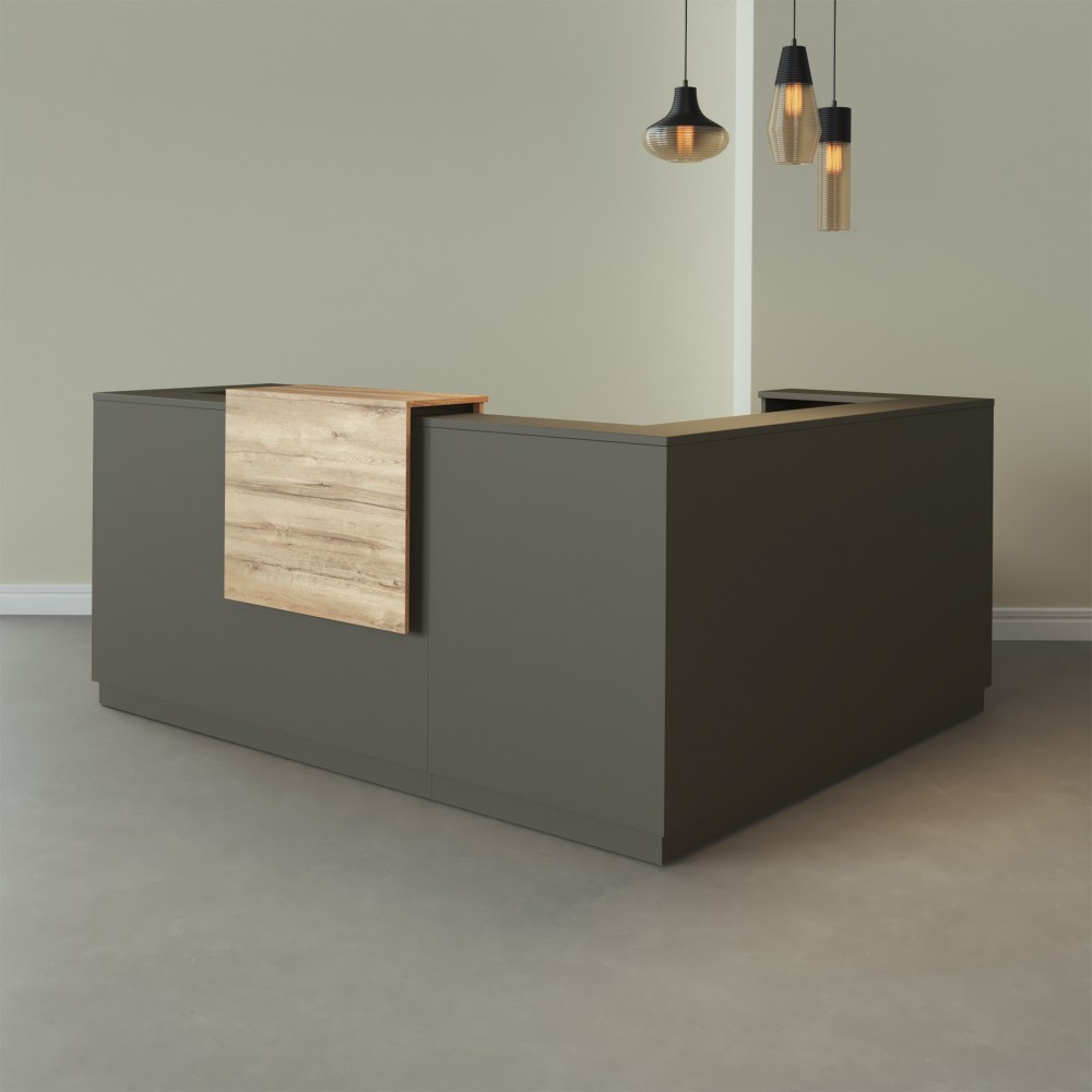 Bancone Angolare Duomo | Design Elegante per Uffici - Bikkom