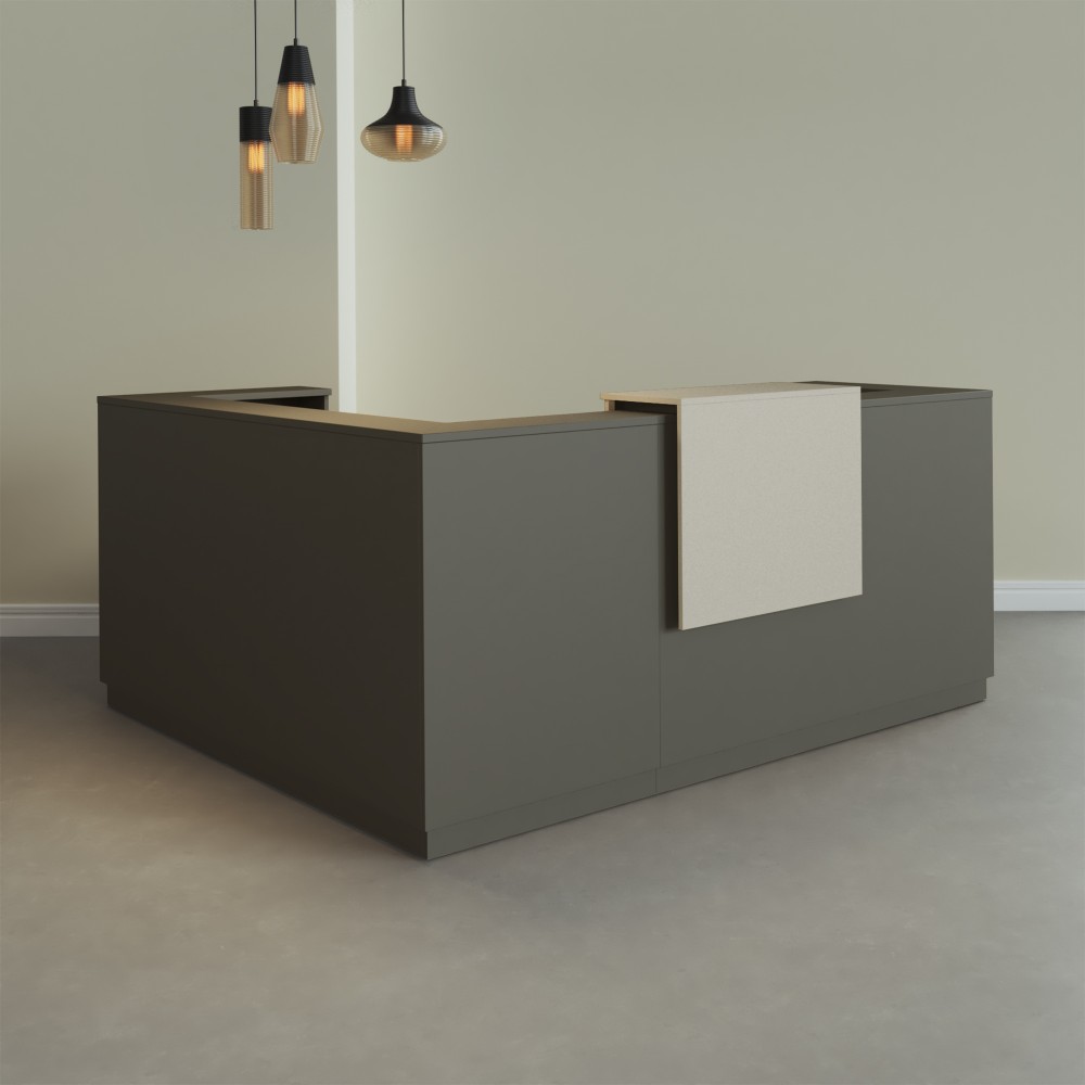 Bancone Angolare Duomo | Design Elegante per Uffici - Bikkom