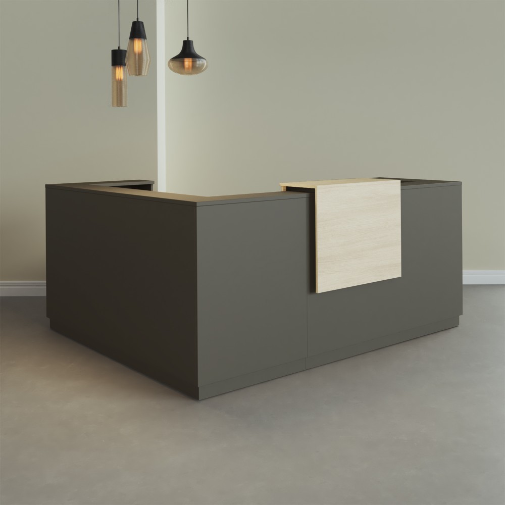 Bancone Angolare Duomo | Design Elegante per Uffici - Bikkom