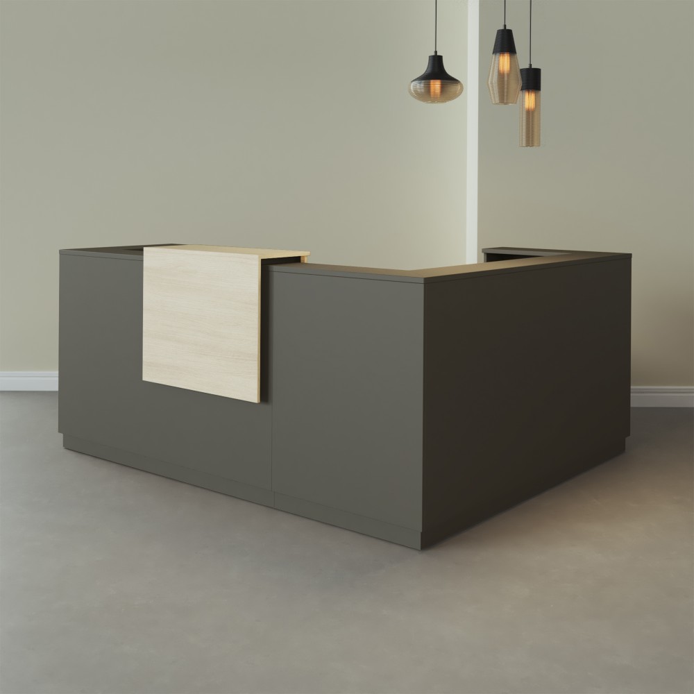 Bancone Angolare Duomo | Design Elegante per Uffici - Bikkom