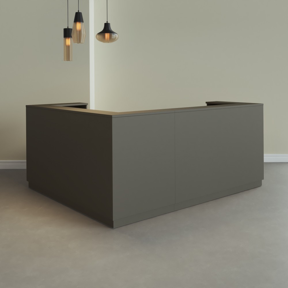 Bancone Angolare Duomo | Design Elegante per Uffici - Bikkom