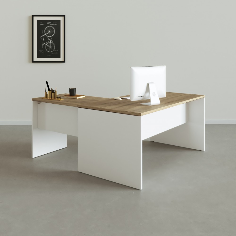 Tavolo da ufficio angolare Tarnos - Bikkom