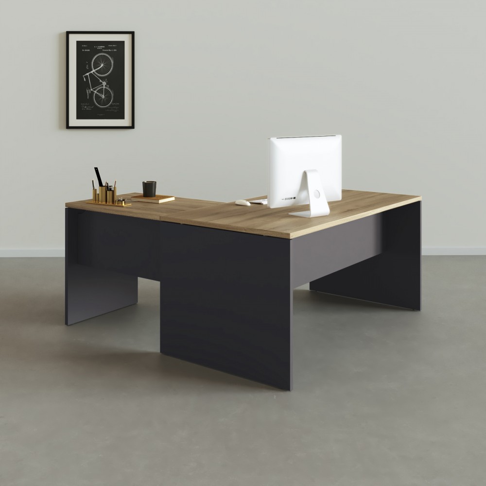 Tavolo da ufficio angolare Tarnos - Bikkom