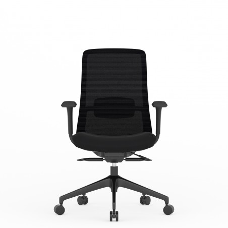 Sedia Emma Black - vista frontale